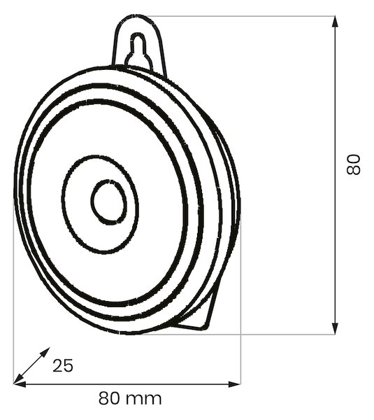 LED svietidlo, 1x LED 0,5w 4000k, w, pohybový senzor