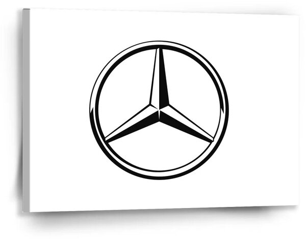 Sablio Obraz Logo 1 Biela - 90x60 cm