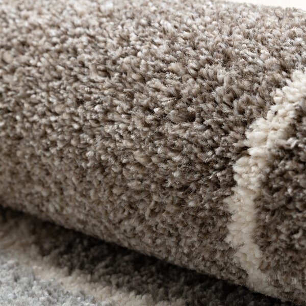 Dywany Łuszczów, Kusový koberec Fusion 0810 beige/brown, 80x150, viacfarebná, kancelária