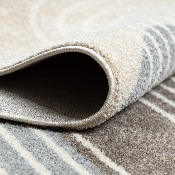 Dywany Łuszczów, Kusový koberec Fusion 0810 beige/brown, 80x150, viacfarebná, kancelária