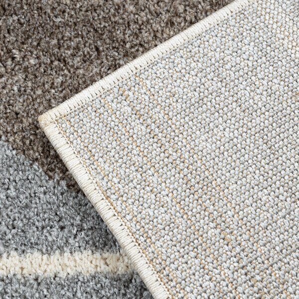 Dywany Łuszczów, Kusový koberec Fusion 0810 beige/brown, 80x150, viacfarebná, kancelária