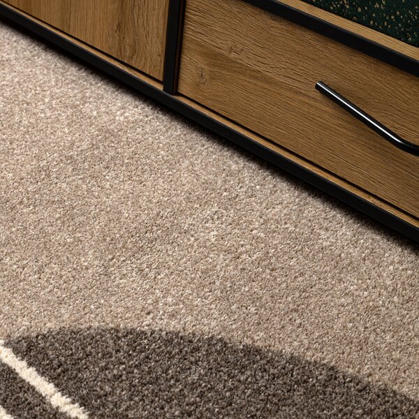 Dywany Łuszczów, Kusový koberec Fusion 0810 beige/brown, 80x150, viacfarebná, kancelária