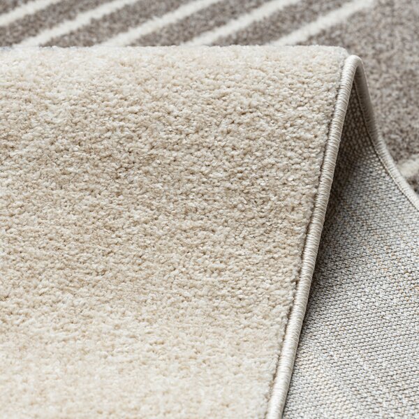 Dywany Łuszczów, Kusový koberec Fusion 0810 beige/brown, 80x150, viacfarebná, kancelária