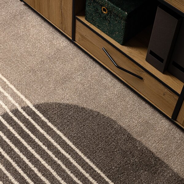 Dywany Łuszczów, Kusový koberec Fusion 0810 beige/brown, 80x150, viacfarebná, kancelária