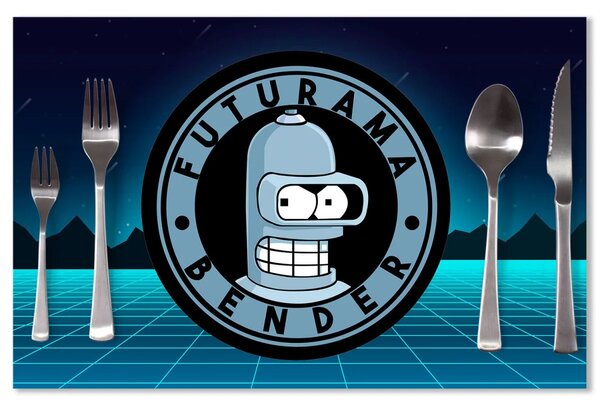 Sablio Prestieranie Futurama Bender Štvrtá dimenzia: 40x30cm