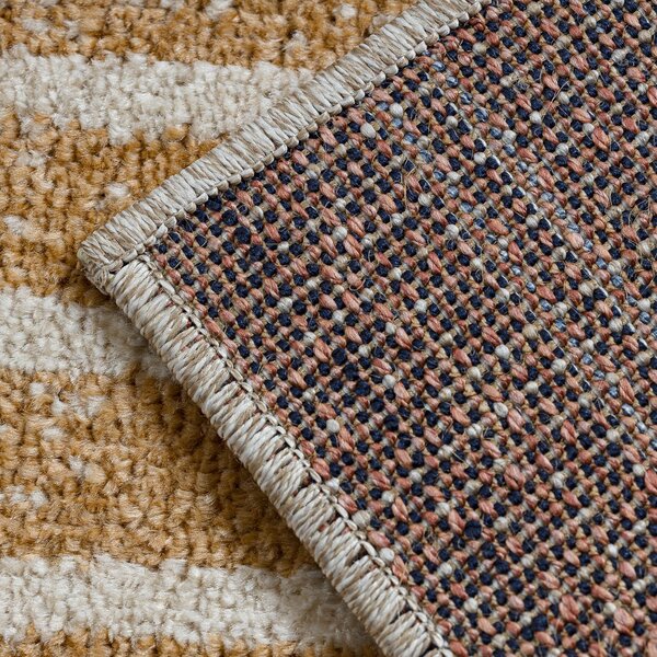 Dywany Łuszczów, Kusový koberec Fusion 0810 beige/terra, 140x190, viacfarebná, kancelária