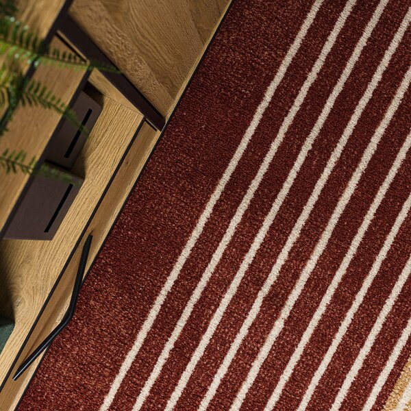 Dywany Łuszczów, Kusový koberec Fusion 0810 beige/terra, 140x190, viacfarebná, kancelária