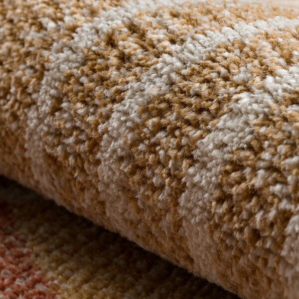 Dywany Łuszczów, Kusový koberec Fusion 0810 beige/terra, 140x190, viacfarebná, kancelária