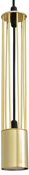 LED Luster na lanku BARS 1xGU10/4,8W/230V zlatá