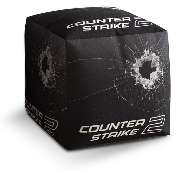 Sablio Taburet Cube Counter Strike 2 Priestrel - 40x40x40 cm
