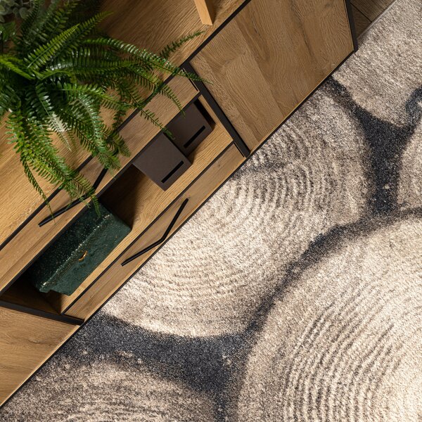 Dywany Łuszczów, Kusový koberec Fusion 9612 cream/beige, 120x170, béžová, kancelária