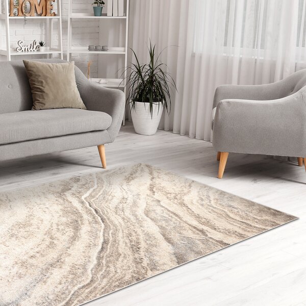 Dywany Łuszczów , Kusový koberec Fusion 9776 cream/beige, 80x150, béžová, kancelária