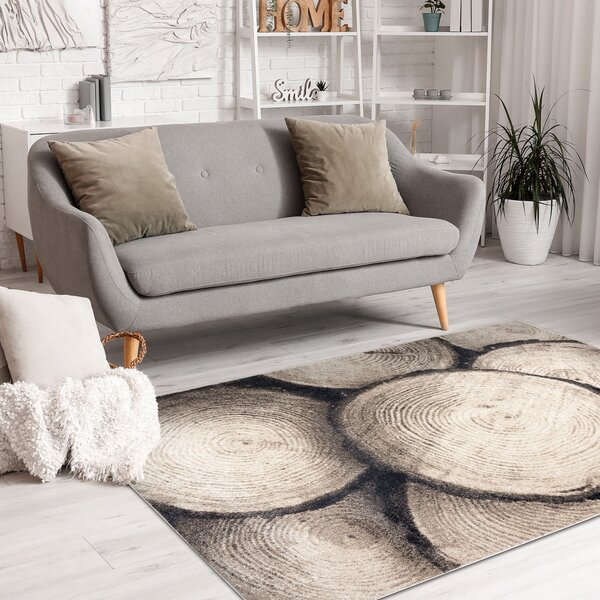 Dywany Łuszczów, Kusový koberec Fusion 9612 cream/beige, 120x170, béžová, kancelária