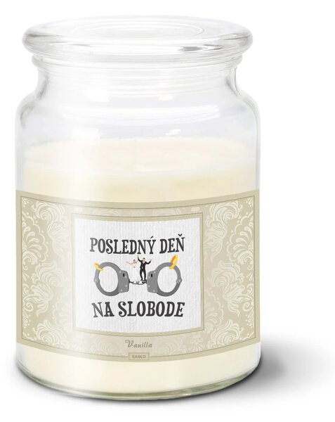 Sablio Sviečka Poslední den na svobodě - 500 g