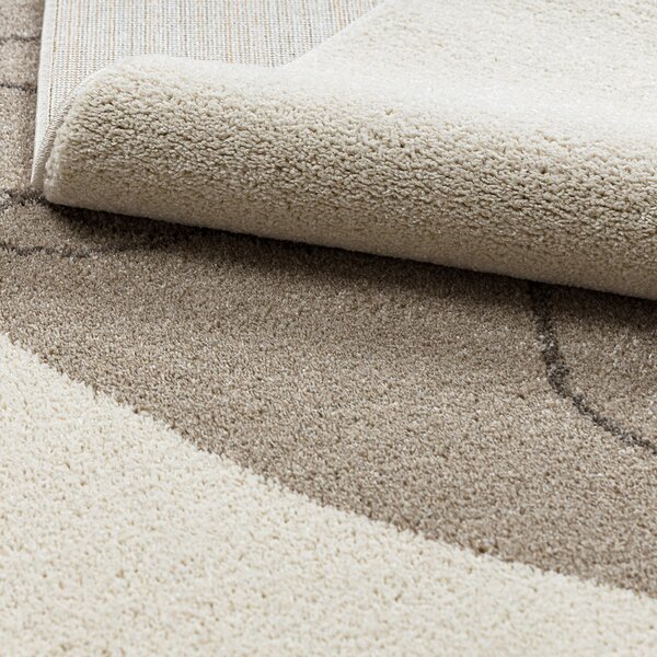 Dywany Łuszczów , Kusový koberec Fusion 8299 cream/beige, 80x150, biela, kancelária