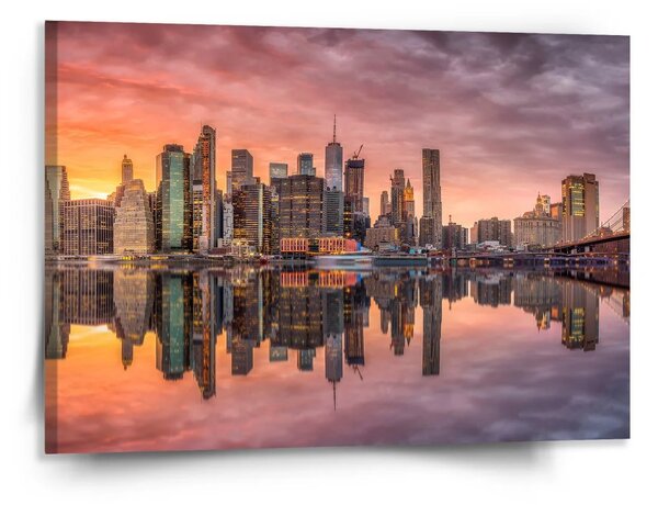 Sablio Obraz New York Západ slnka - 150x110 cm