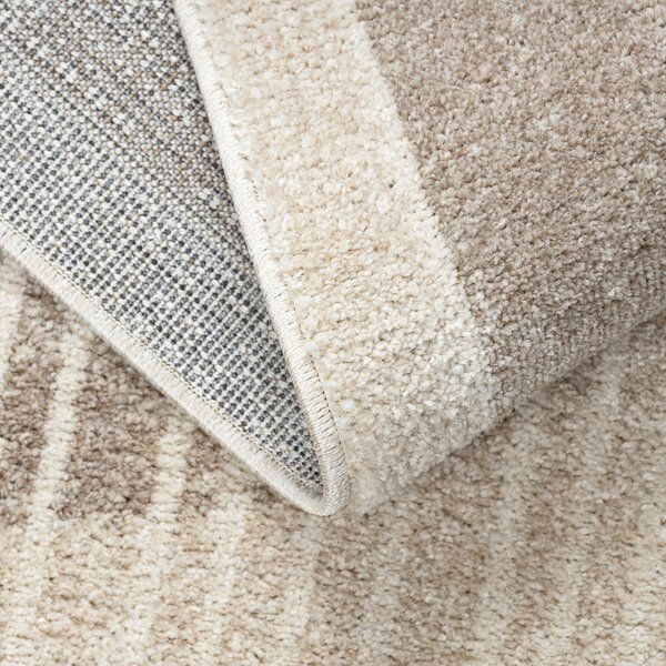 Dywany Łuszczów, Kusový koberec Fusion 0815 cream/beige, 140x190, béžová, kancelária