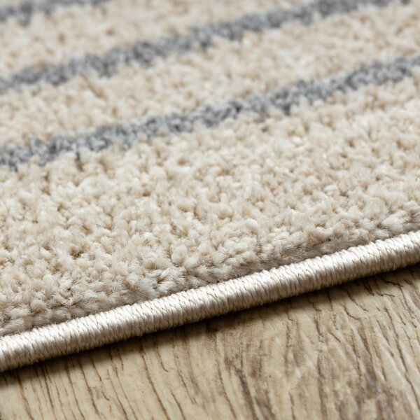 Dywany Łuszczów, Kusový koberec Fusion 0815 cream/beige, 140x190, béžová, kancelária