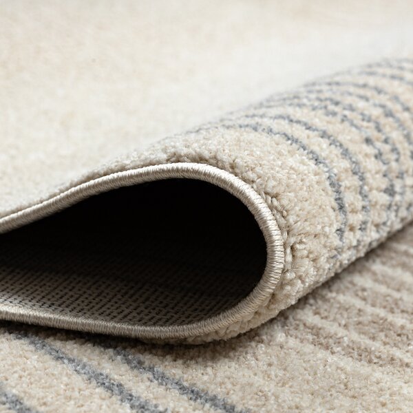 Dywany Łuszczów, Kusový koberec Fusion 0815 cream/beige, 140x190, béžová, kancelária