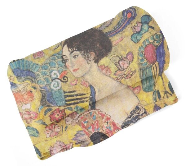 Sablio Deka Dáma s vejárom - Gustav Klimt - 150x120 cm