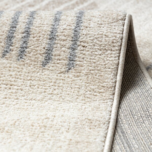 Dywany Łuszczów, Kusový koberec Fusion 0815 cream/beige, 140x190, béžová, kancelária