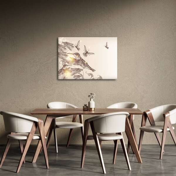 Obraz - Kolibríky (70x50 cm)