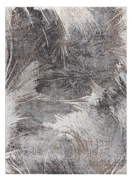 Dywany Łuszczów , Kusový koberec Fusion 9617 dark grey/brown, 80x150, šedá, kancelária