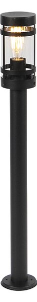 Moderná vonkajšia lampa čierna 80 cm IP44 - Gleam