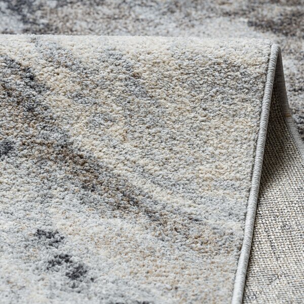 Dywany Łuszczów, Kusový koberec Fusion 9613 l. grey/dark grey, 120x170, šedá, kancelária