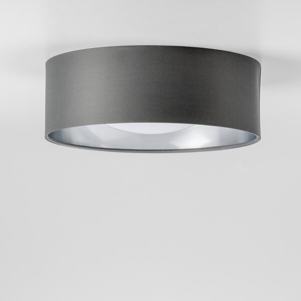 LED stropné svietidlo LED/12W/230V, priemer 32 cm, sivé/strieborné