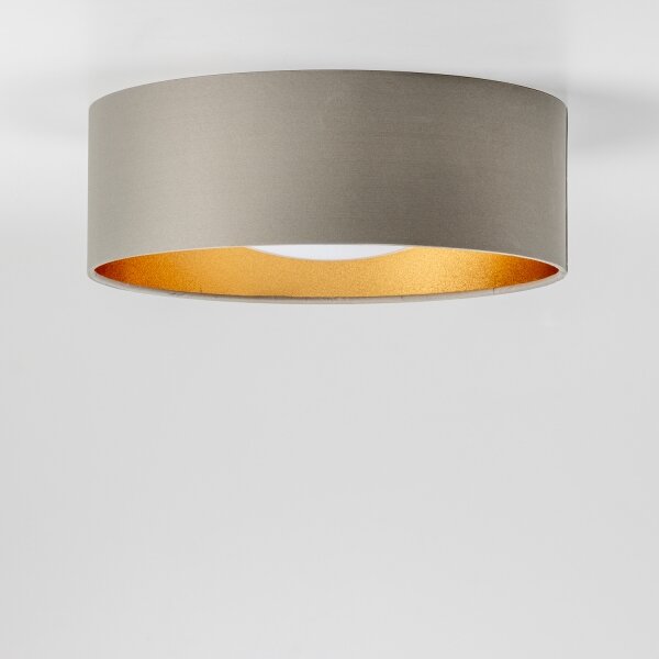 LED stropné svietidlo LED/12W/230V pr. 32 cm taupe/zlatá