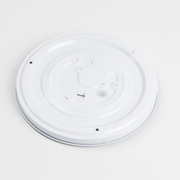LED stropné svietidlo LED/12W/230V, priemer 32 cm, sivé/strieborné