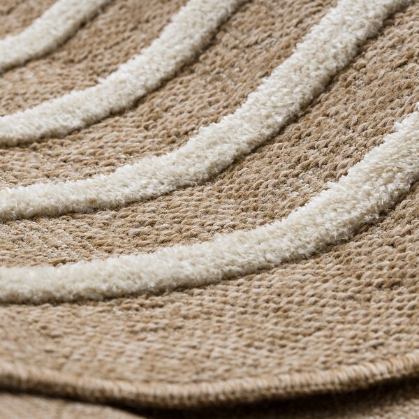 Dywany Łuszczów, Kusový koberec Spark 0688A beige/cream, 80x150, béžová, chodba / predsieň
