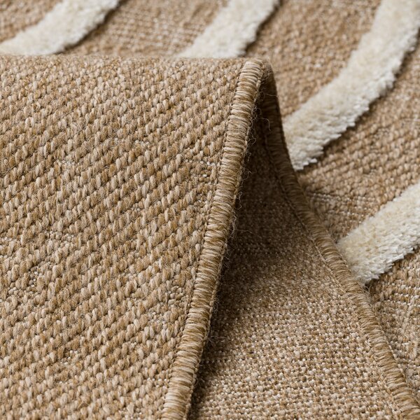 Dywany Łuszczów, Kusový koberec Spark 0688A beige/cream, 80x150, béžová, chodba / predsieň