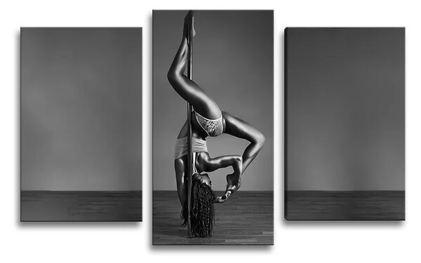 Sablio Obraz - 3-dílný Pole dancer - 75x50 cm