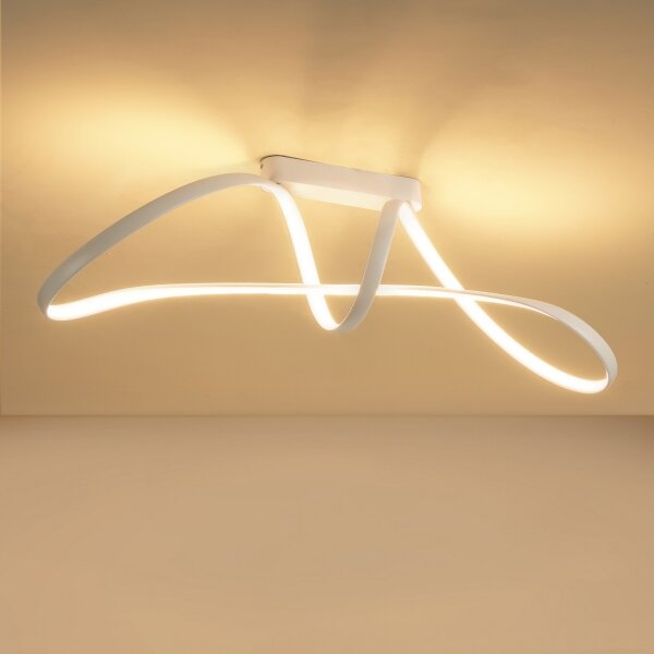Brilagi-LED Stmievateľné prisadené svietidlo TWISTER LED/60W/230V 3000-6000K biela + diaľkové ovládanie