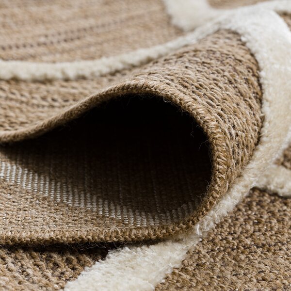 Dywany Łuszczów , Kusový koberec Spark 0708A beige/cream, 80x150, béžová, chodba / predsieň