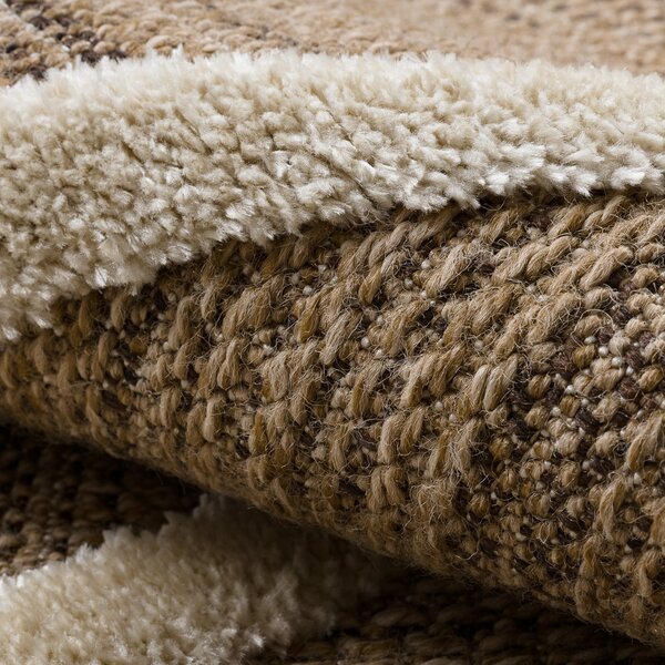 Dywany Łuszczów , Kusový koberec Spark 0708A beige/cream, 80x150, béžová, chodba / predsieň