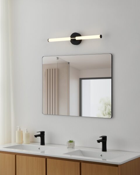 Eglo 901853 - LED kúpeľňové osvetlenie zrkadla RAMOLA LED/11W/230V 60cm IP44 čierne