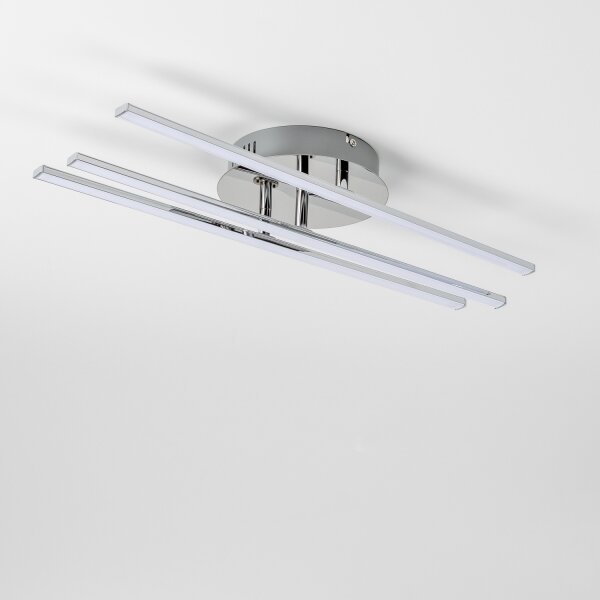 LED Stropné svietidlo 3xLED/3W/230V lesklý chróm
