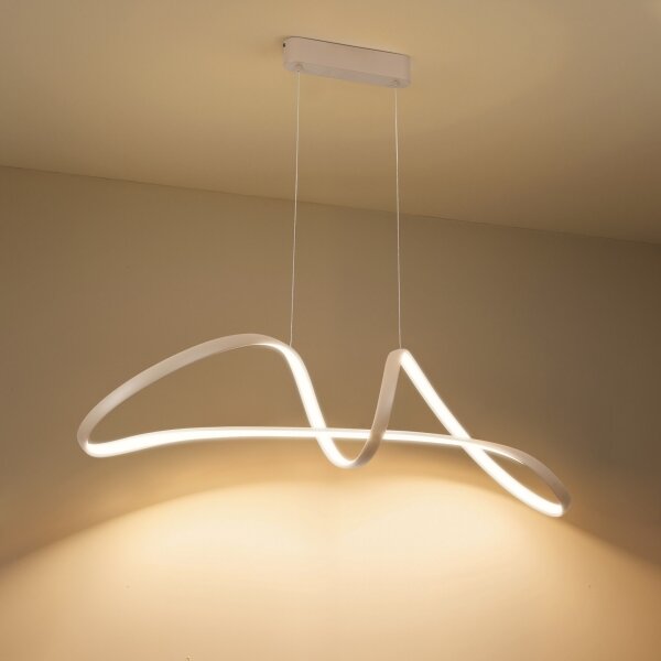 Brilagi-LED Stmievateľný luster na lanku TWISTER LED/60W/230V 3000-6000K béžová+DO