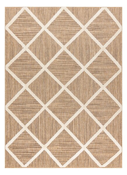Dywany Łuszczów , Kusový koberec Spark 0708A beige/cream, 80x150, béžová, chodba / predsieň