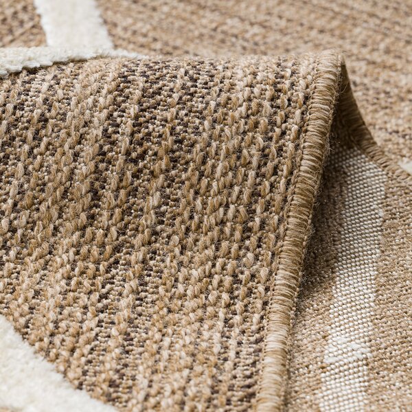 Dywany Łuszczów , Kusový koberec Spark 0708A beige/cream, 80x150, béžová, chodba / predsieň