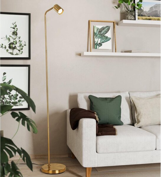 Eglo 901866 - Stojacia lampa RIGOMAGNO 1xGU10/5W/230V zlatá