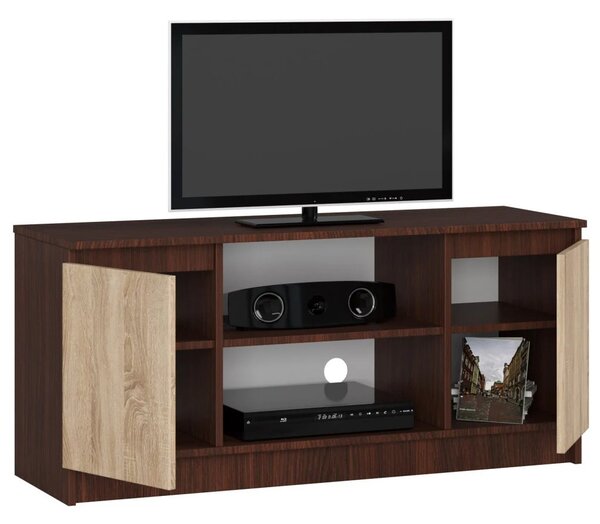 TV stolík YMARIN - wenge / dub sonoma