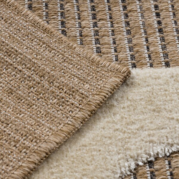 Dywany Łuszczów, Kusový koberec Spark 0696A beige/cream, 80x150, béžová, chodba / predsieň