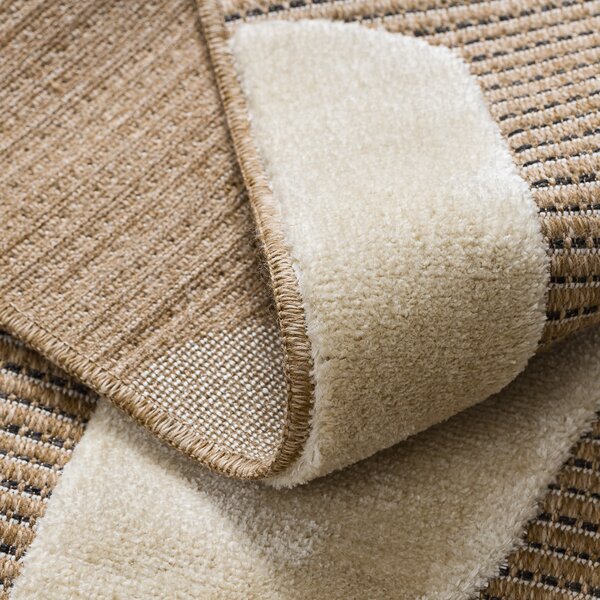Dywany Łuszczów, Kusový koberec Spark 0696A beige/cream, 80x150, béžová, chodba / predsieň