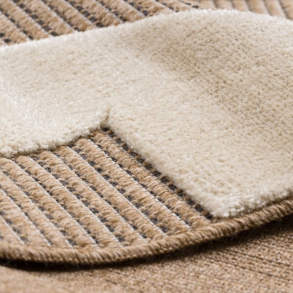 Dywany Łuszczów, Kusový koberec Spark 0696A beige/cream, 80x150, béžová, chodba / predsieň