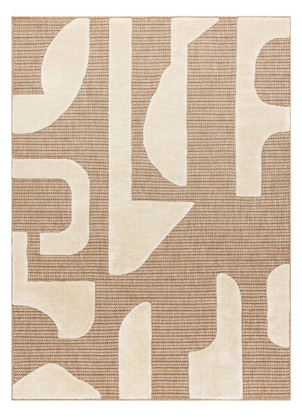 Dywany Łuszczów, Kusový koberec Spark 0696A beige/cream, 80x150, béžová, chodba / predsieň
