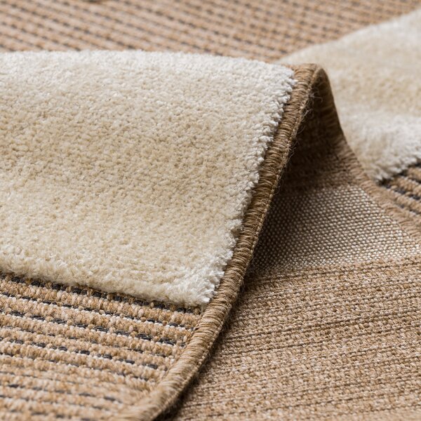 Dywany Łuszczów, Kusový koberec Spark 0696A beige/cream, 80x150, béžová, chodba / predsieň